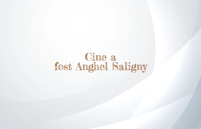 cine a fost anghel saligny