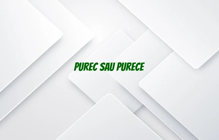 purec sau purece