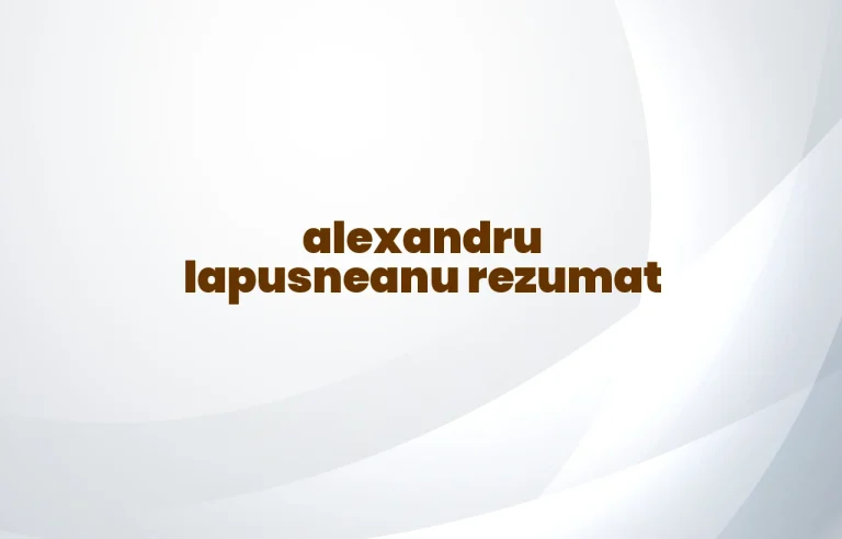alexandru lapusneanu rezumat