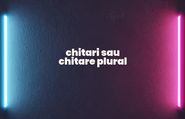 chitari sau chitare plural